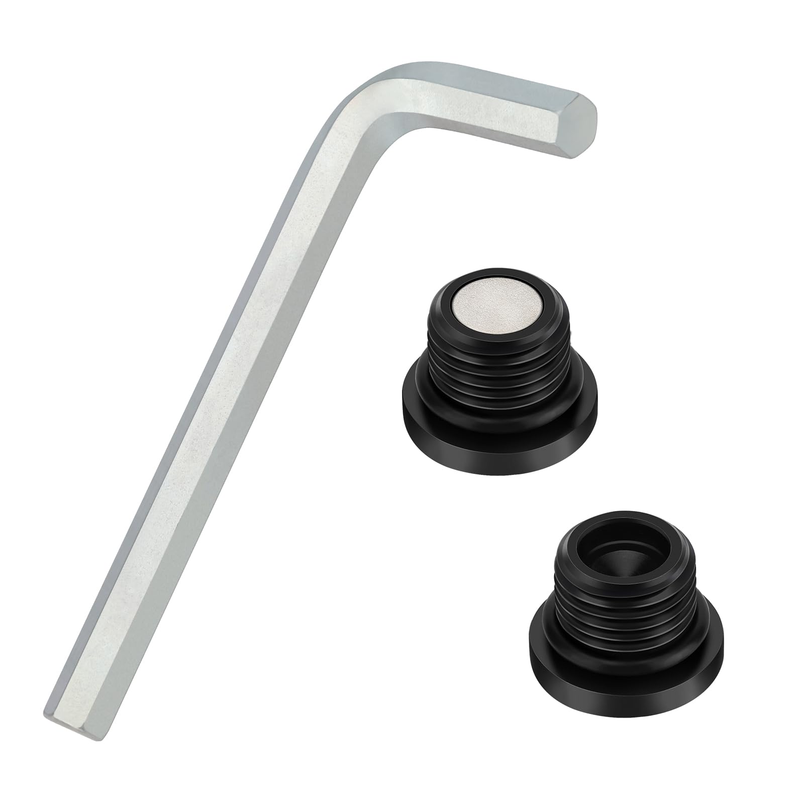 JAVIK 2 Pcs Front Differential Oil Drain Fill Plug Kit for Polaris