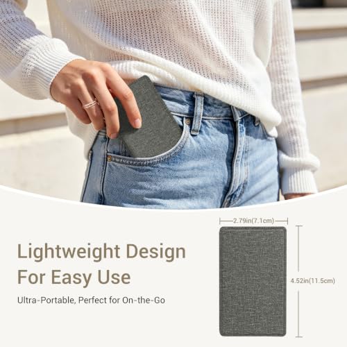 Image of CoBak Magnetic Case for XTEINK X4, Ultra-Lightweight Protective Cover for Xteink X4 E-Reader, Secure Magnetic Attachment(Pattern Gray)