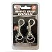 Jumbo Snap Clip Keychain Ring Silver 2pcs Swivel Round Eye Lobster Clasp Hook