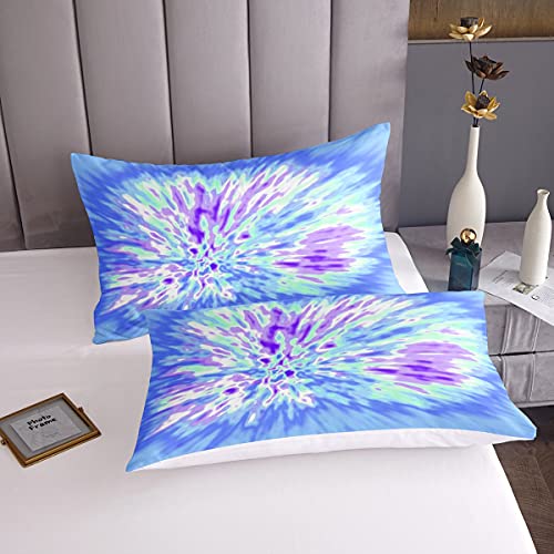 Couvre-lit de luxe psychedelic swirl lavable grand teint violet - 3