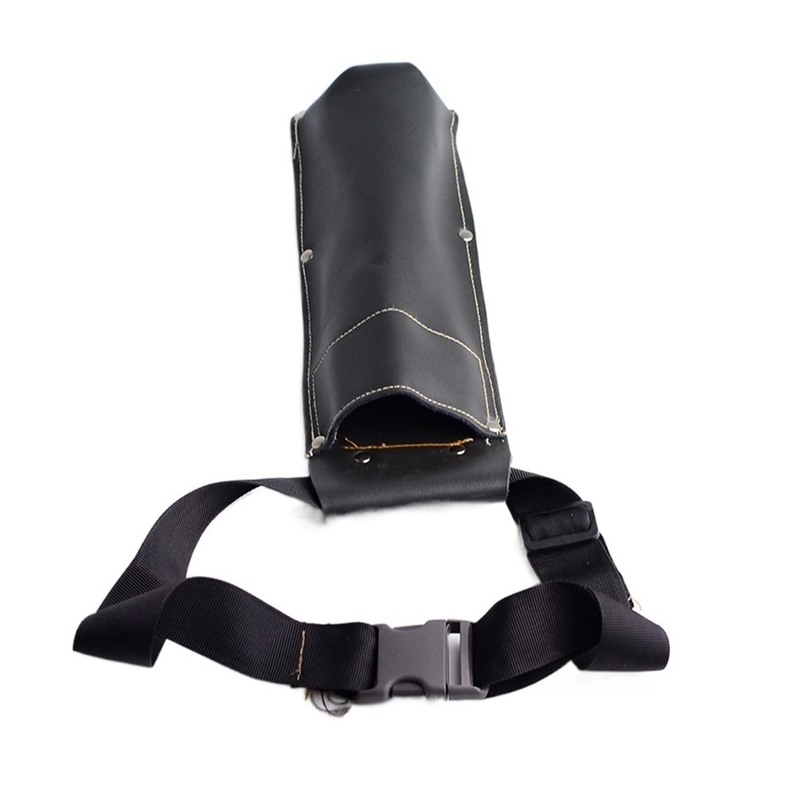 Welding Supplies Welding Rod Storage Bag Tool Bag Electrode Holder Flame Retardant Leather Hardware Waist Bag Buckle Storage Container(3)