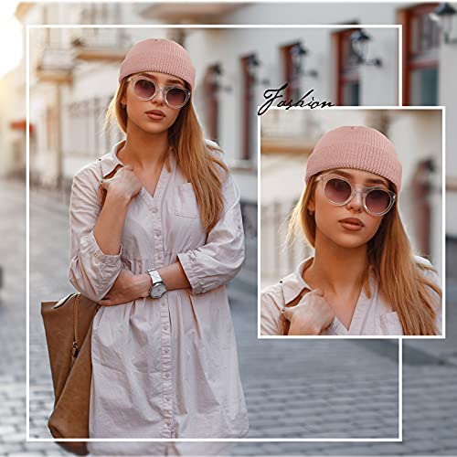 image for SATINIOR Trawler Beanie Watch Hat Roll-up Edge Skullcap Fisherman Bean