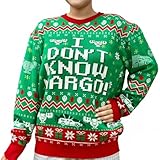 InterStellux I Don't Know Ugly Christmas Sweater – Holiday Sweatshirt for Men and Women 2025 – Holiday Ugly Sweaters - Gift for Christmas - Xmas Sweater for Winter 2025 (2XL)