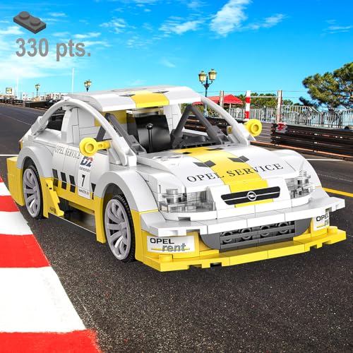 Voiture de course Opel Astra CADA C51081W télécommandée en briques - 6
