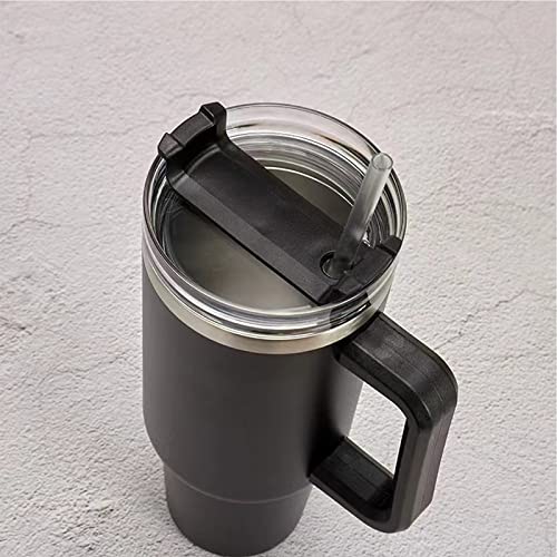 Personalized Tumbler With Handle, Custom 40Oz Insulated Stainless Steel Travel Mug Coffee Cup With Engraved Name And Straw Lid, Personalized Gifts For Women Men Him Her #TOP5