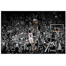LIHONK Basketball Damian Lillard Poster For Walls 12x18inch Unframe Canvas Basketball Wall Art Print Posters For Boys Bedroom Gifts
