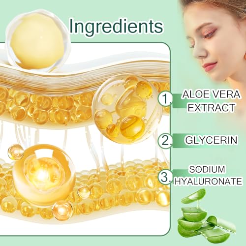 XMXueMei Aloe Vera Face Skincare Set,9 Pcs Aloe Vera Skin Care Set with Face Masks,Exfoliating Gel, Wash,Toner, Serum, Moisturizer Cream,Eye Cream,Moisturizing Skin Care Kit