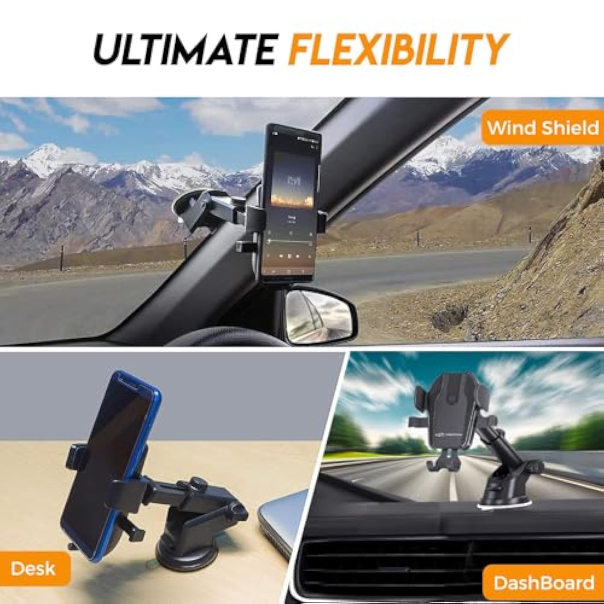 Cool Grip C1 Car Mobile Holder with 360° Rotation