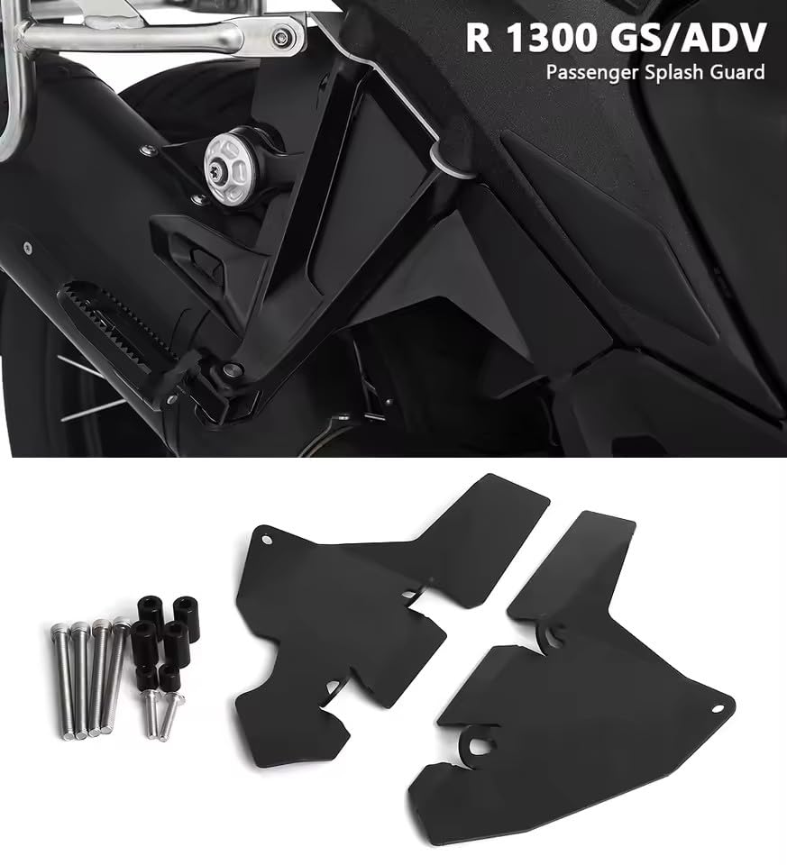 Image of New Rear Side Fender Mudguard Extension Passenger Splash Guard Kit for BMW R1300GS Adventure R 1300 GS r1300gs 2023 2024 2025