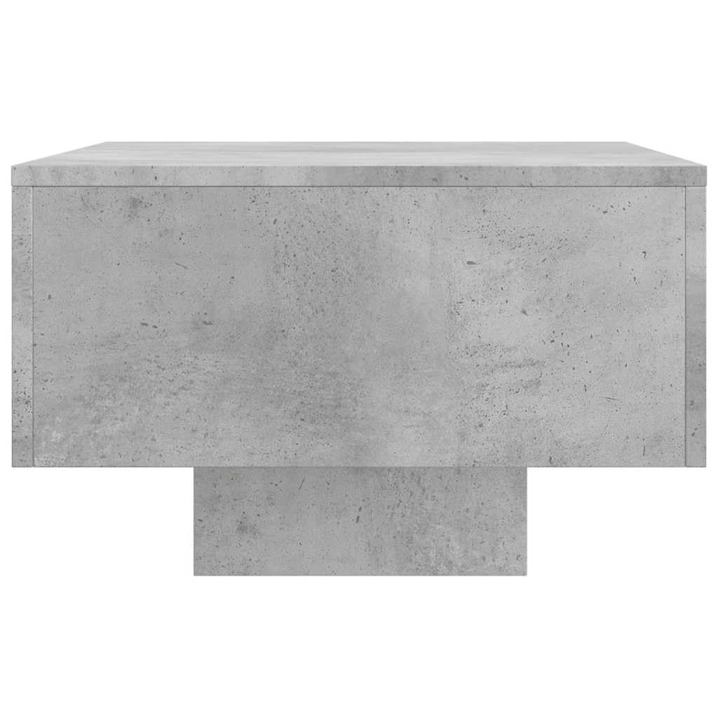 vidaXL Tavolino Salotto Grigio Cemento 100x49,5x31cm Legno Multistrato