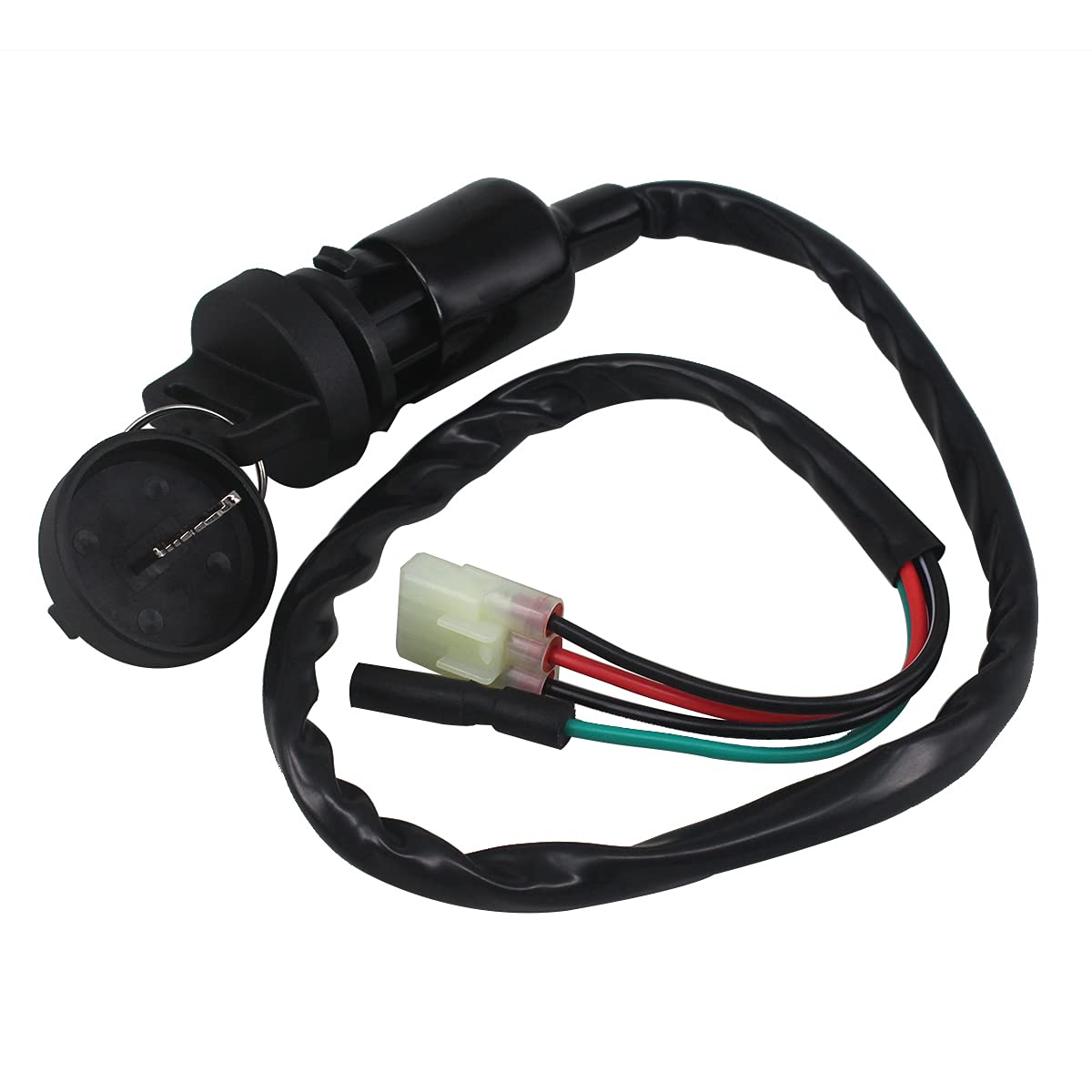 HKOOIgnition Key Switch Fit for Honda TRX250 ATV TRX250EX Sportrax 250 2006 2007 2008 Honda Recon 250TE 250TM TRX 200 Fourtrax 1990 1991 TRX 200 D Fourtrax 1991-1997