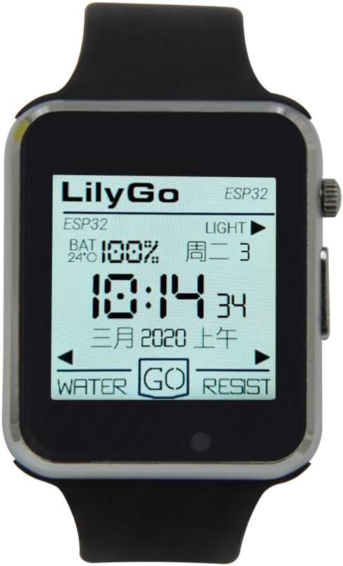 youyeetoo ESP32 T-Watch-2020 with 1.54 Inch Touch Display and programmable Wearable Environmental Interaction