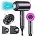 Produktbild Vcloo Profi Ionen Haartrockner mit 3 Stylingdüsen Straight & Curl föhn mit Diffusor zum Glätten, Locken & Wellen, 2000 Watt Föhn ionen für Hause Salons