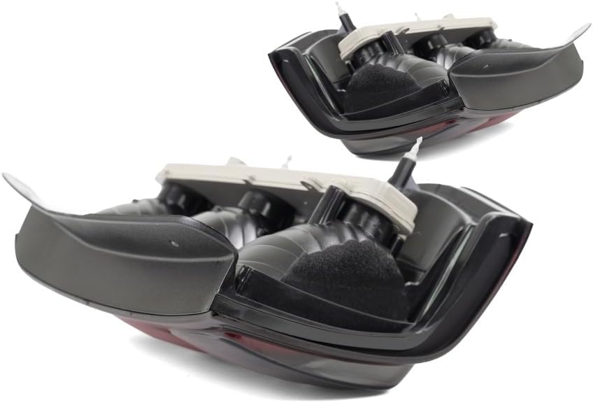 CarLights360 For 2002-2009 Chevy Trailblazer Pair Rear Tail Lights Driver and Passenger Side GM2800150 GM2801150 For 15131578, 15097513, 15131579, 15097514