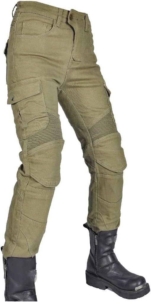 Women Moto Jeans Motorcycle Pants Motorbike Biker Trousers