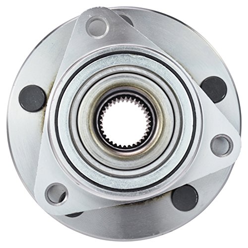 Image of TRQ Front Left and Right Wheel Bearing and Hub Assembly Set 2 Piece Compatible with 2006 Chevrolet HHR 2007 LS LT Panel 2008 Without ABS Models