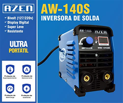Maquina Inversora de Solda Azen (Bivolt) Mma Digital