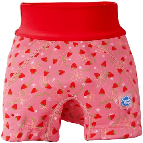 Splash Jammer Duo Leak Proof Swim Diaper Shorts, Strawberry, 2-3 Years