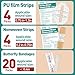 AZEN 28 Pack Wound Closure Strips, 3 Types Butterfly Bandages, Emergency Laceration Closure Kit, Repair Wounds Without Stitches, Quick Clot Zip Stitch Wound Closures Device