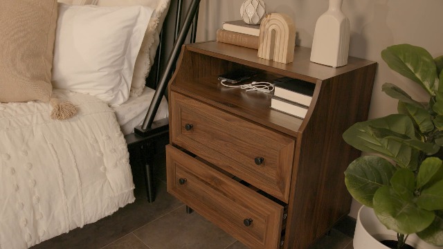 Amazon.com: Walker Edison Florence 22 Inch 2 Drawer Open Top Side