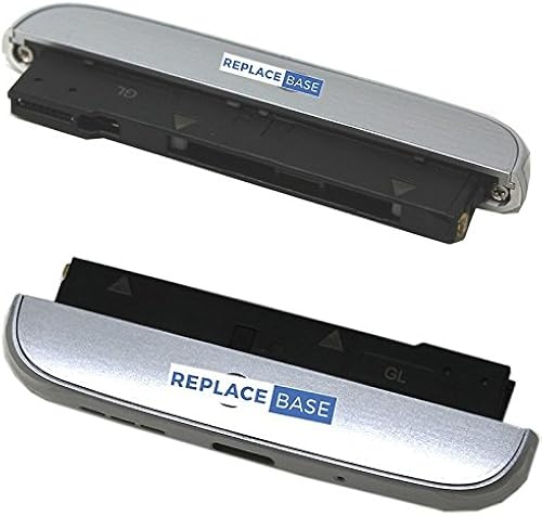 Replacebase Custodia per G5 inferiore ricambio scorrevole porta ricarica microfono altoparlante argento OEM Replacebase Custodia per G5 inferiore ricambio scorrevole porta ricarica microfono altoparlante argento OEM