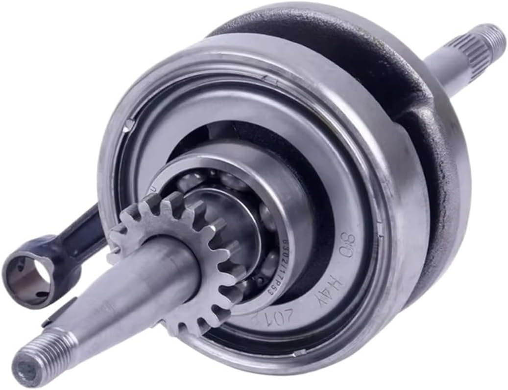 Compatible with GY6 49cc 50cc 139QMB 139QMA Engine Crankshaft with 16 Teeth