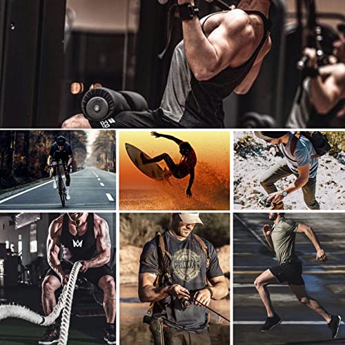 Teanoon Men's Compression Shirt Short Sleeve Workout T-Shirts Athletic Fitness Gym Top For Men #TOP5