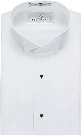 Tuxedo Shirt Poly/Cotton Wing Collar