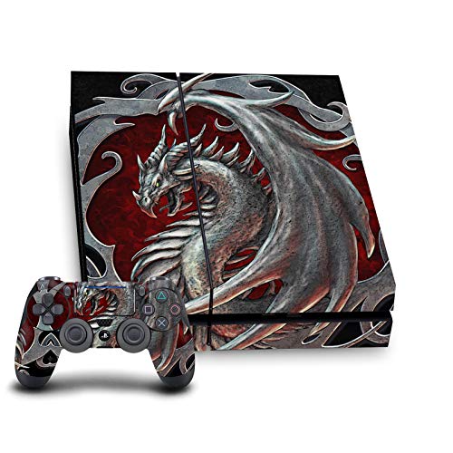 Skin PS4 vinyle autocollant console Sony PlayStation 4 et housse manette Talisman Argent