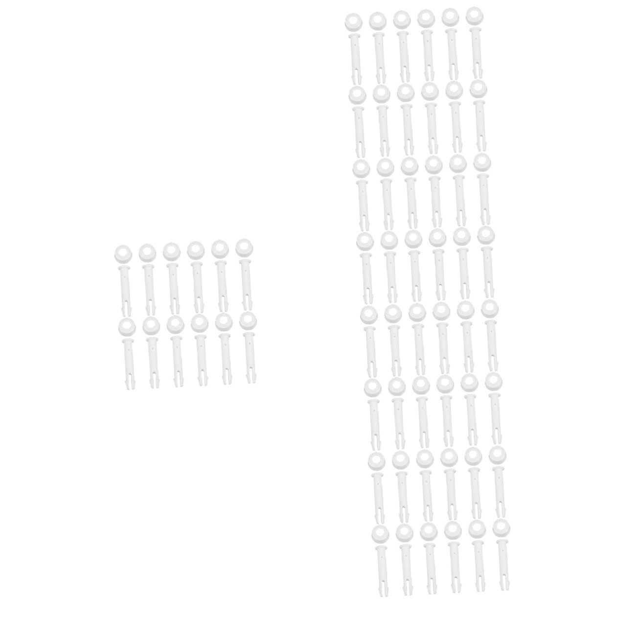 SUPVOX 60piezas Pasadores De Bloqueo para Mango De Limpieza De Piscina Accesorios para Skimmer y Cepillos Instalación Acuáticos