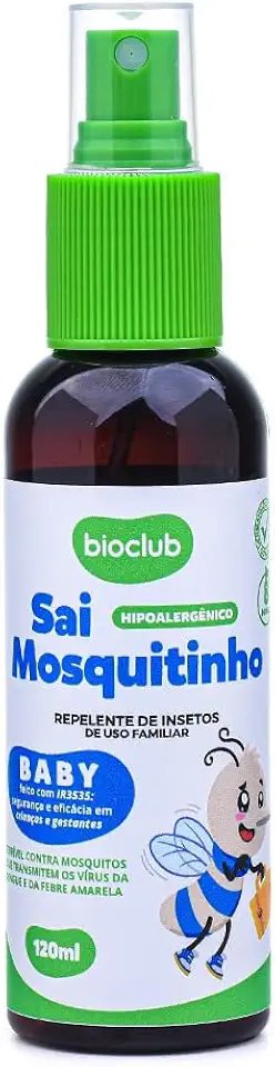 Repelente Infantil Natural Sai Mosquitinho 120 ml BioClub
