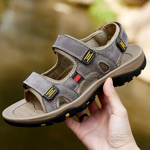 Fashion Men's Breathable Backpacking Hiking Sandals, Classics Open-Toe Sandals, Large Size Outdoor Sports Beach Shoes2