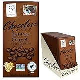 Chocolove Coffee Crunch in Dark Chocolate, 3.2 Ounce (Pack of 12)