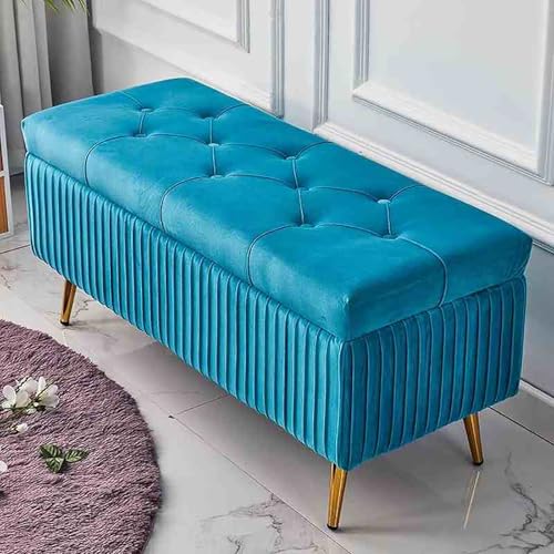 Banc d'entrée rectangulaire avec coffre de rangement pour souliers