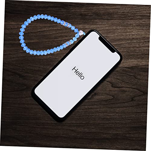 ABOOFAN 4 Unidades De Pulseira De Pulso Cordão De Pulso Cordão De Strass Contas De Telefone Celular