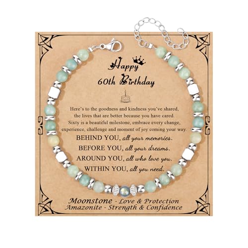 JoycuFF 60th Birthday Gifts for Women, 60 Year Old Birthday Gifts for Women