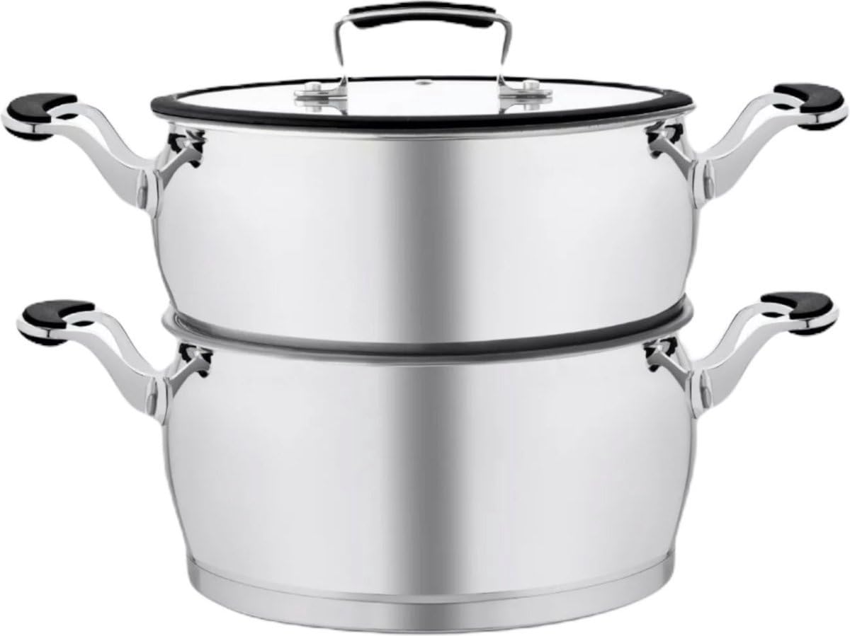 Couscoussier in acciaio inox, Interni in pietra, 6 litri