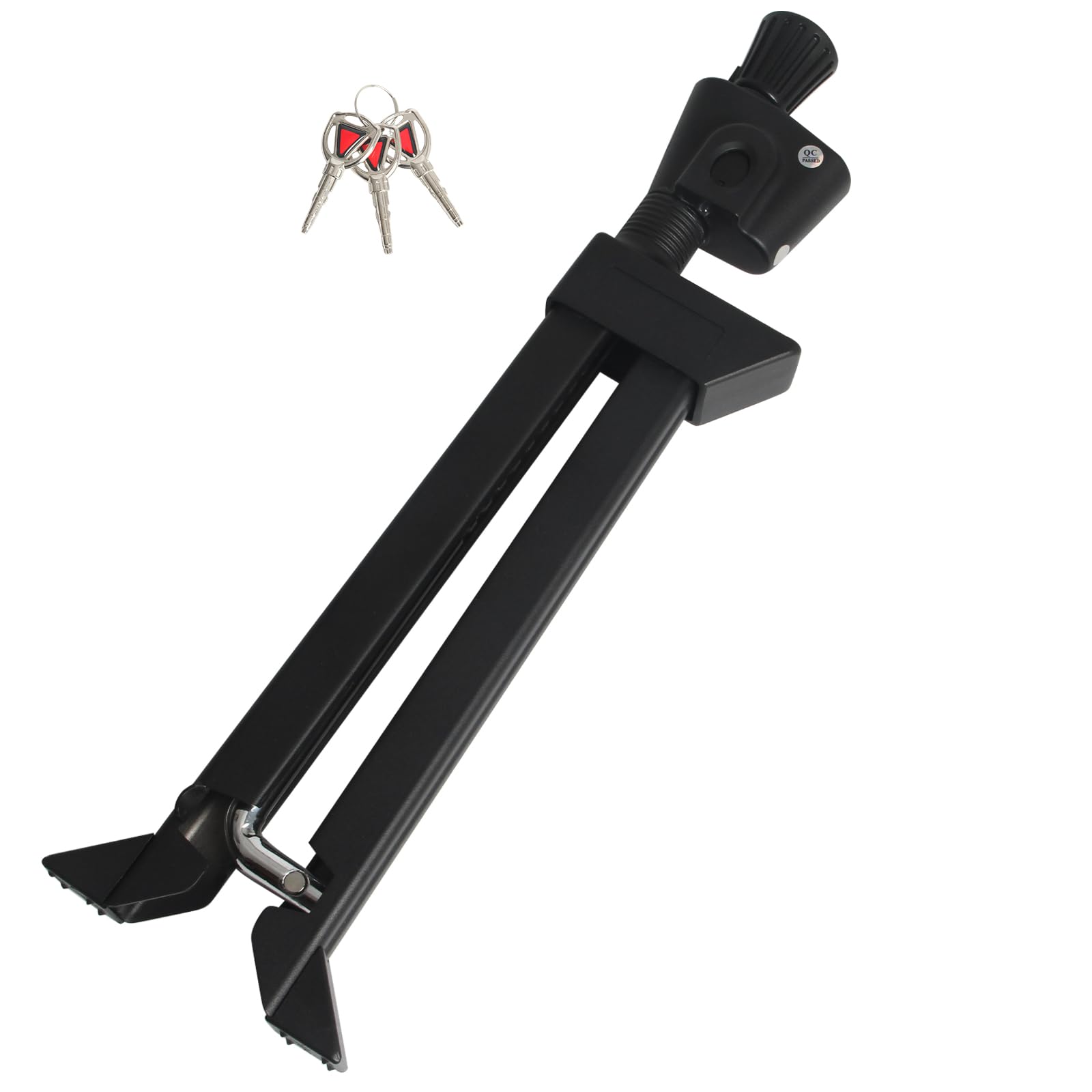 Serratura a pedale per auto, antifurto, blocco frizione del freno in acciaio inox, blocco pedale, immobilizzatore automatico, installazione rapida per auto, SUV, Van Camper (X15)