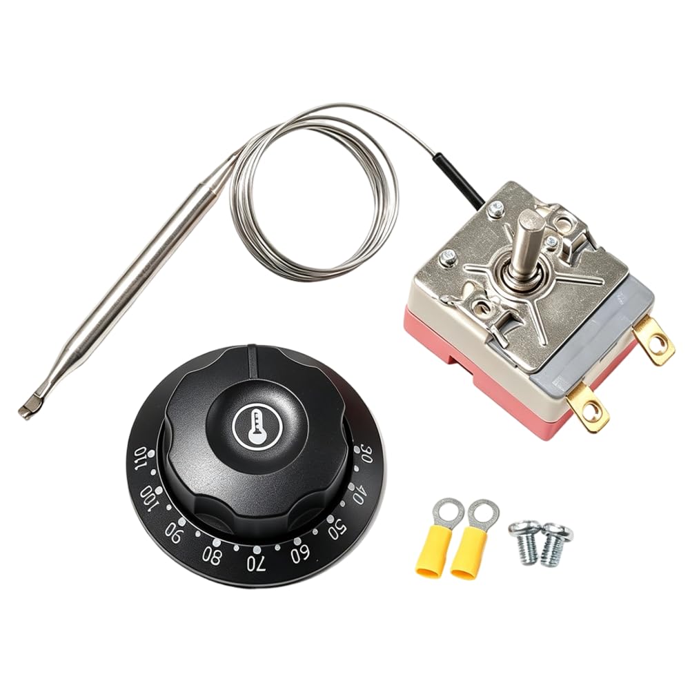 Mechanical Oven Thermostat Switch with Temperature Control Switch, AC 250V