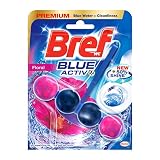 Perfume Floral Bref WC Poder Activo Blue Activ Floral 50 gr, Pack de 5 - Total: 250 gr