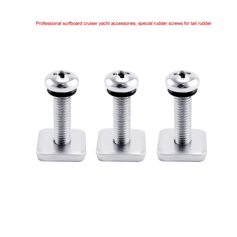 8 Vis Acier Inoxydable 316 Pour Surf - M4 30mm Compatible FCS Et Futures