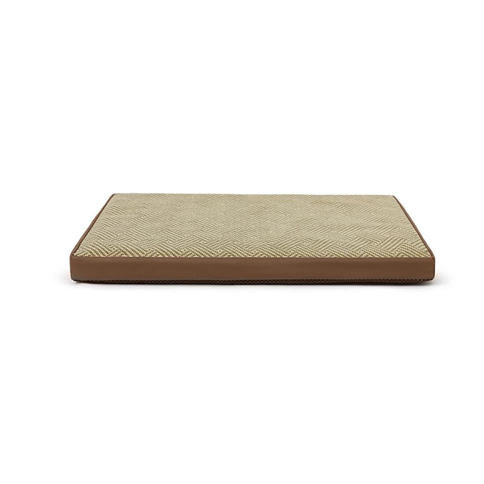 Manta Refrescante Perro, Tapete Refrescante Lavable for Mascotas de Interior y Exterior con Base Antideslizante(Light Brown,80x60cm)
