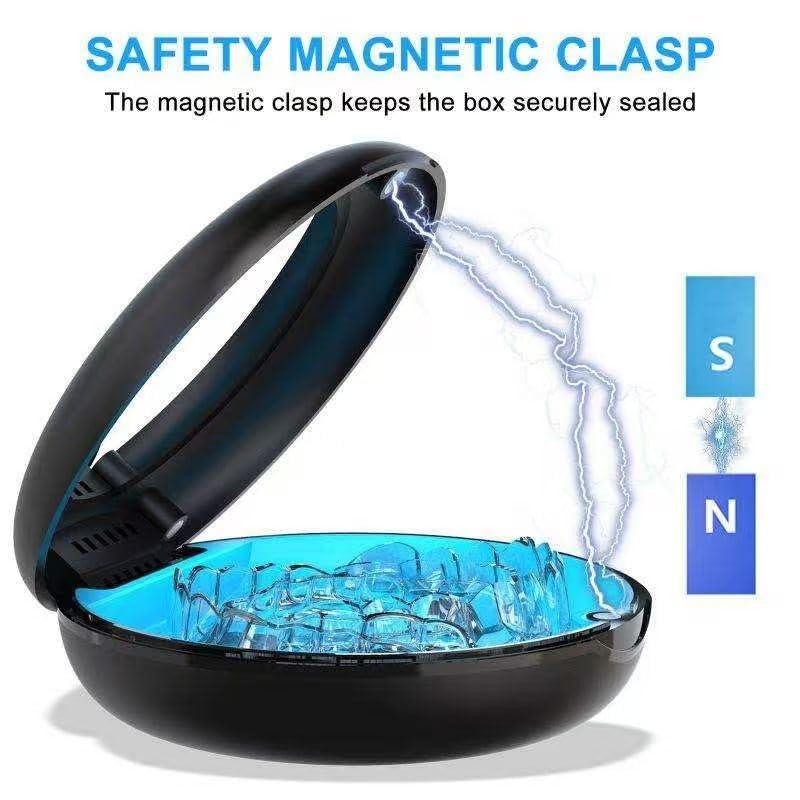 Miniatura 2 de Estuche desinfectante UV portátil, limpiador de retención de 360 con luz UVC, estuche compacto de limpieza de viaje