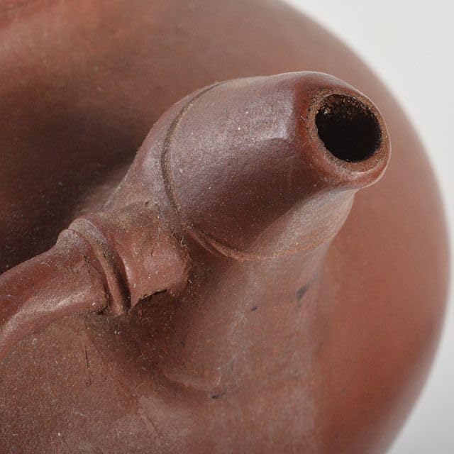 中国　紫砂　朱泥　梅文　急須　茶壷　在銘　V　R5756 中国 紫砂 朱泥 梅文 急須 茶壷 在銘 V R5756 中国 紫砂 朱泥 梅文