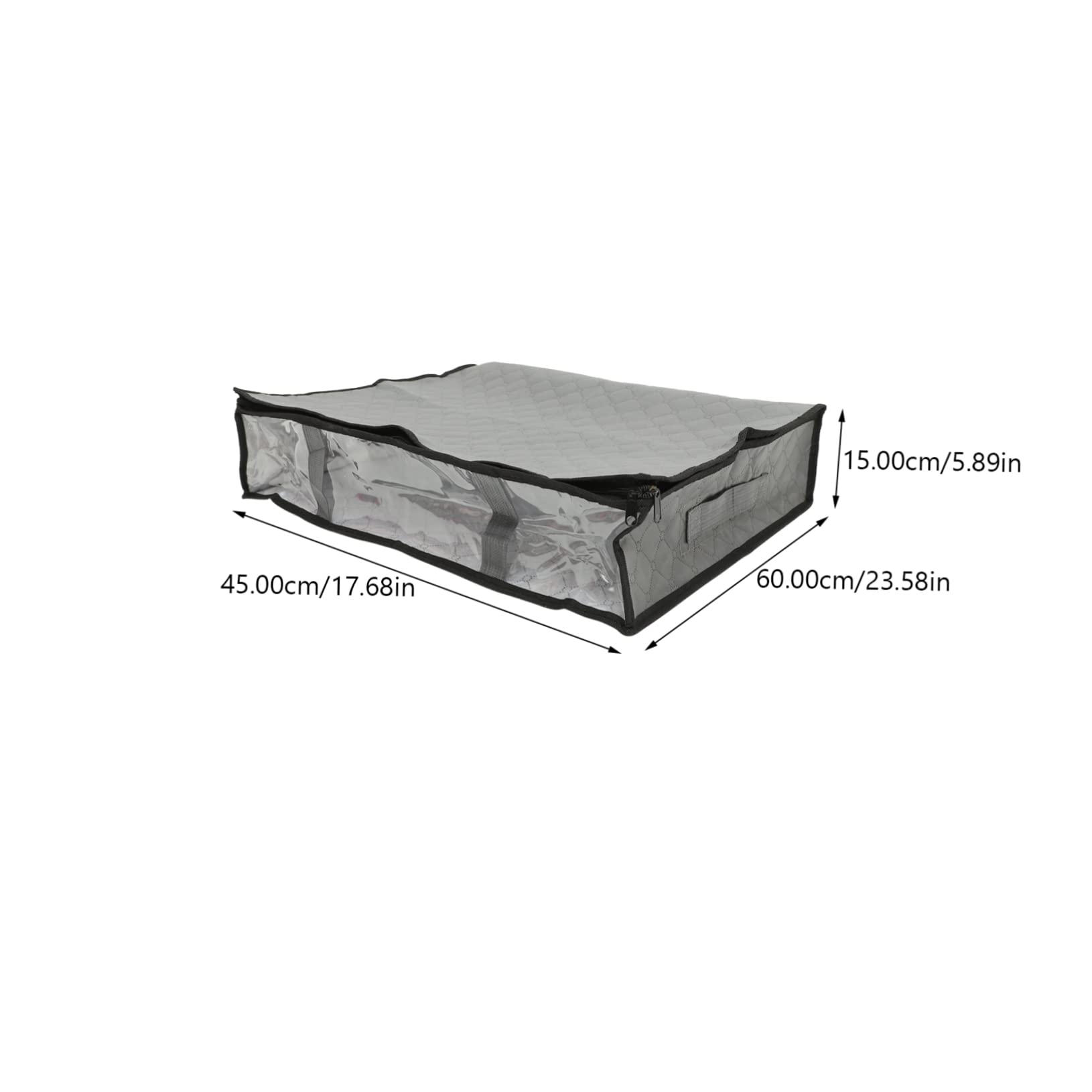 SOIMISS Contenitore Sotto Letto Pieghevole Grande Capacità Non Tessuto Manici per Organizer Vestiti e Coperte Salvaspazio per Camera da Letto