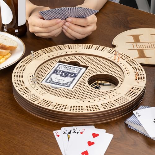 Juego de Mesa Cribbage Personalizable de Madera miniatura 4