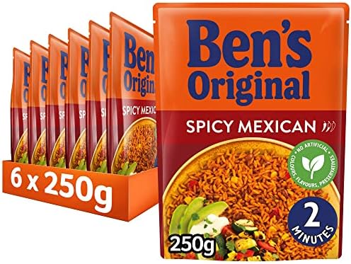 Uncle Bens Egg Fried Microwave Rice, Bulk Multipack 6 x 250 g pouches