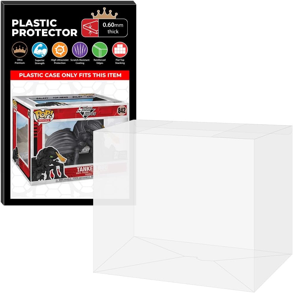 1 x Plastic Pop Protector Only Compatible with 6 inch Tanker Bug ECCC #842 Funko Pop Box - Nothing Else fits