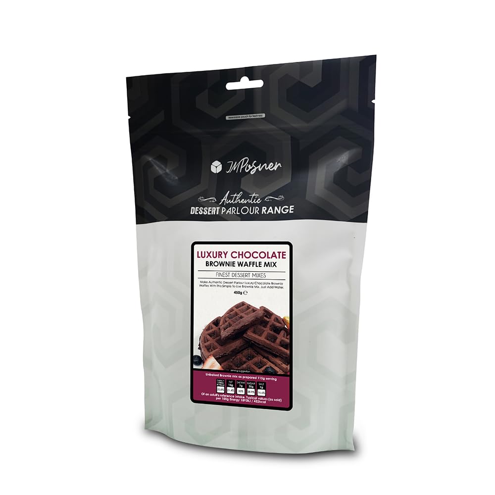 JM Posner - Chocolate Brownie Waffle Mix - 450g