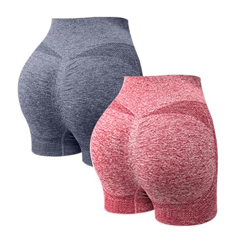 Leggins Mujer Deportivas Cortos Cintura Alta Mallas Corto Transpirable Gym Shorts Training Sin Costuras Adelgazante Leggings Anticelulitis Running Push Up Talla Grande Pantalon Corto Yoga Fitness